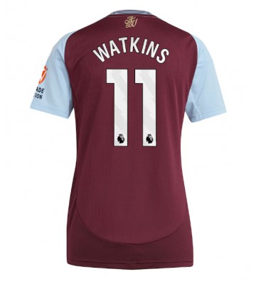 Aston Villa Ollie Watkins #11 Hemmatröja Dam 2024-25 Kortärmad